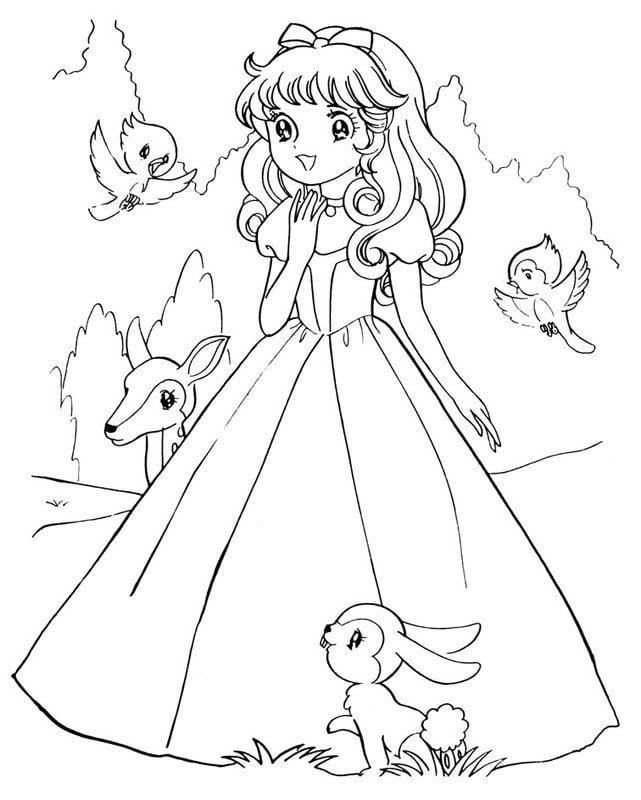 رسومات للتلوين للبنات