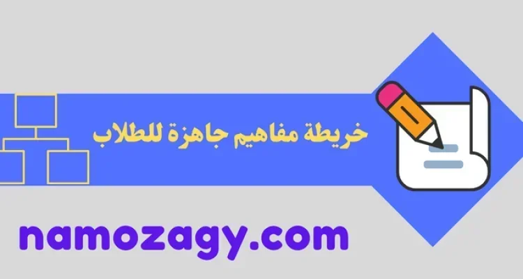 خريطة مفاهيم جاهزة