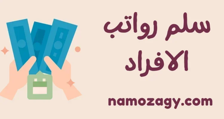 سلم رواتب الافراد الجديد 1445، حاسبة رواتب الافراد