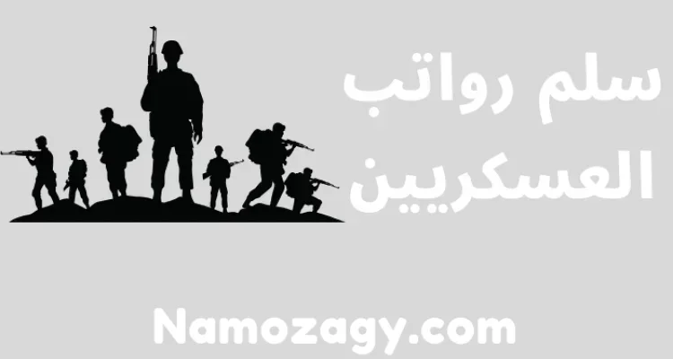 سلم رواتب العسكريين الجديد مع البدلات