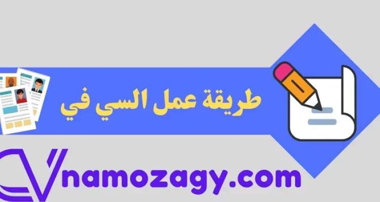 طريقة عمل السي في CV بالعربي والانجليزي