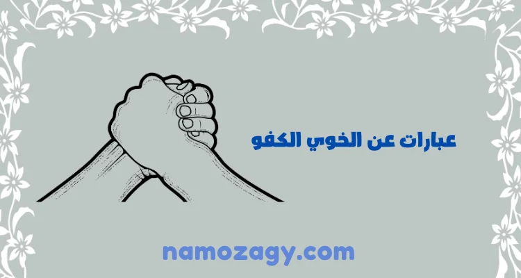عبارات عن الخوي الكفو قصيرة مميزة